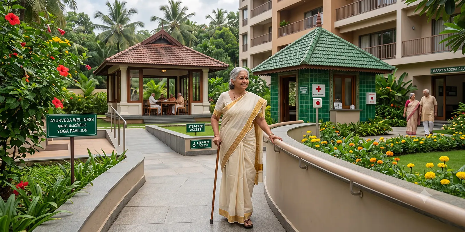 1 BHK Senior Living Apartments In Kochi